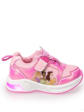 Disney Pink Light-Up Princess Sneakers for Kids Size 9t / 9c / 9k